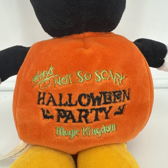 Disney Mickey Mouse Halloween Pumpkin Plush Mickeys Not So Scary Halloween Party - Picture 4 of 6